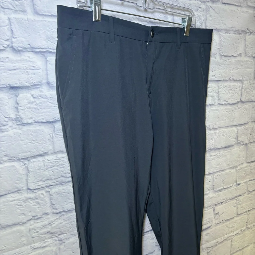 Primo Golf Mens 36 Regular Jogger Pants Performance Tapered Zip Ankle Gray